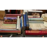 Three boxes of mainly hardback antiques reference books, to include Ward Jackson English Furniture