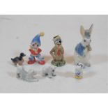 Assorted Wade Whimsies, to include Noddy, other characters and animals etc