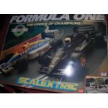 A boxed Scalextric F1 set, appears complete