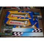 A box of Corgi modern issue diecast to include Safeway wagons, Corgi Classic models, etc