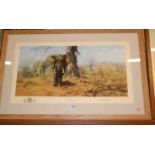 David Shepherd (1931-2017) - The Land of the Baobab Trees, pencil signed print, No.476/1100, 36 x