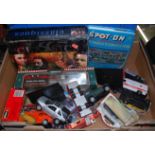 One box containing modern issue diecast to include Bburago Fiat Punto, Matchbox Superkings fire