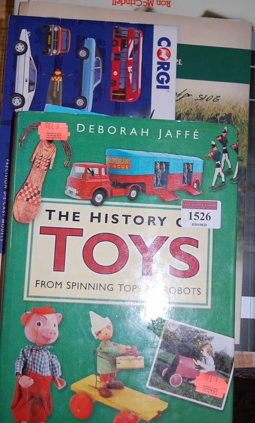 Various toy related volumes to include Toy Trains, The History of Toys, Toy Cars, Transport Toys