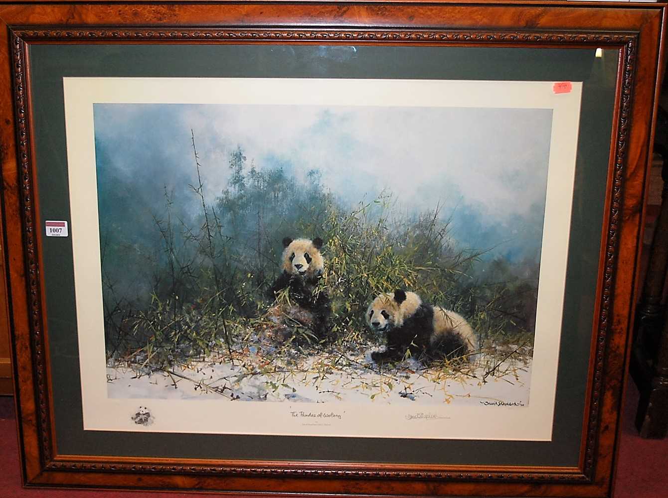 David Shepherd (1931-2017) - The Pandas of Wolong, pencil signed limited edition print, No.441/1500,