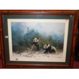 David Shepherd (1931-2017) - The Pandas of Wolong, pencil signed limited edition print, No.441/1500,