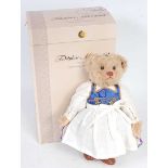 A Steiff Wedding Party series Milkmaid teddy bear, white tag to ear, number 038099 limited edition