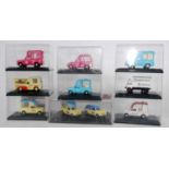 16 various plastic cased Oxford Ice Cream and Refreshments related diecast group, mixed examples