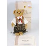 A Steiff Wedding Party series teddy bear boy, white tag to ear No. 038068, limited edition example