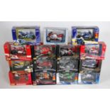 15 various boxed mainly 1/18 scale motorcycle diecasts, mixed examples by Maisto, Special Edition