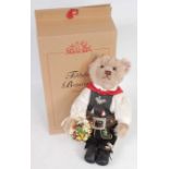 A Steiff Wedding Party series Groom teddy bear, white tag to ear numbered 038020, limited edition