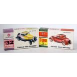 A Pyro 1/32 scale boxed plastic kit group, both table top series to include a 1932 Ford B