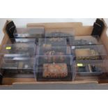 22 various plastic cased mainly 1/43 scale Atlas Edition and similar military diecasts, examples
