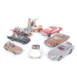 One tray containing a quantity of various mixed issue Corgi Toy TV related diecasts to include a