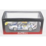 An Autoart Racing Division Model No. 80685 1/18 scale model of a Porsche 911 GT3 Cup 2006 race