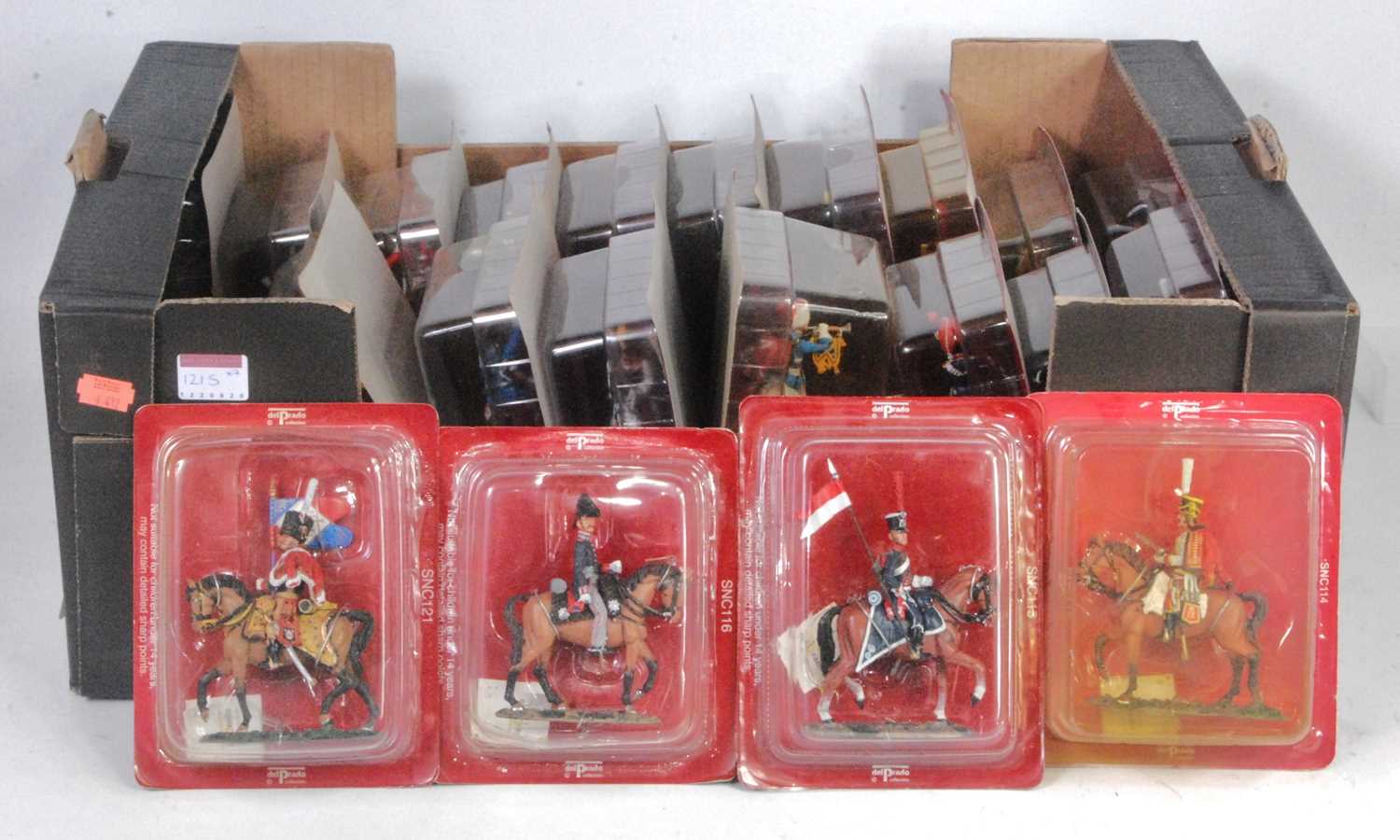 120 blister packed Del Prado Cavalry of the Napoleonic Wars white metal hand painted miniature - Image 4 of 6