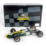 An Exoto Grand Prix Classics 1/18 scale model of a Lotus Ford type 49 Grand Prix race car,