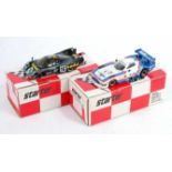 A Starter Kits 1/43 scale resin high speed racing model group to include an IMSA 1984 Ford GTP 7/