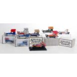 Eight various mixed boxed stock car related diecasts, mixed examples by Brisca, Corgi Rockets, and