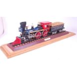 A kit built static display model of The General American Outline 4-4-0 locomotive and tender in