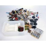 One tray containing a quantity of various lead, hollow cast and plastic Britains miniatures and