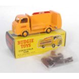 A Budgie Toys No. 228 Coca Cola delivery van comprising of yellow body with matching hubs and Coca