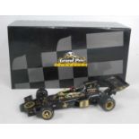 An Exoto Grand Prix Classics 1/18 scale model of a Lotus Ford type 72D John Player Special Formula 1