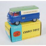 A Corgi Toys No. 462 Hammonds Promotional Commer delivery van, comprising of blue, white & green