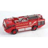 A Smith Auto Models white metal and resin factory built? Unipower four wheeled airport crash tender,