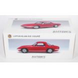 An Autoart Millennium edition Model No. 75351 1/18 scale model of a Lotus Elan Coupe S/E S3