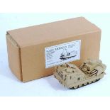 A Hart Models 1/48 scale factory hand built and hand painted model of a tracked rapier finished in