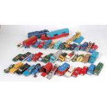 One tray containing a quantity of various loose, playworn, and repainted Corgi Toy diecasts to