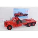 A Dan Miniature Models of Romania model No. MIM50008 1/50 scale resin of a Kenworth 953 heavy