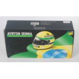 A Minichamps Model No. 901827 1/18 scale model of an Ayrton Senna Maclaren MP4/5B 1990 Formula One