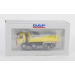 A WSI Collectables Model No. M002855 1/50 scale model of a DAF CF85 Daycab 4-axle tipper, finished