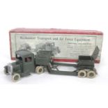 A Britains No. 1641 underslung lorry comprising of dark gloss green body with matching hubs and