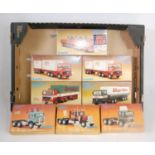 Eight various boxed Scankits of Denmark 1/72 scale commercial vehicles and trucks, all appear as