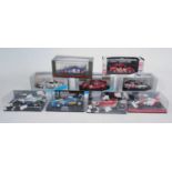 Nine various boxed Minichamps 1/43 scale High Speed Racing and Formula 1 diecasts, mixed examples to