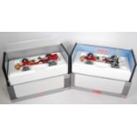 A Quartzo and A-Model 1/18 scale boxed Lotus F1 racing diecast group to include A-Model model No.