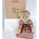 A Steiff Wedding Party series Bride bear, white tag to ear numbered 038013, limited edition of 500