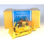 A Liugong of China 1/50 scale model of a Dressta TD-40E bulldozer with corner dozer and ripper,