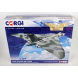 A Corgi Aviation Archive No. AA27201, limited edition 1/72 scale model of an Avro Vulcan B2 XH558