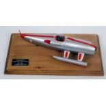 A Replicast Record Models resin well-made model of a John Cobbs Crusader K6 World Water Speed Record