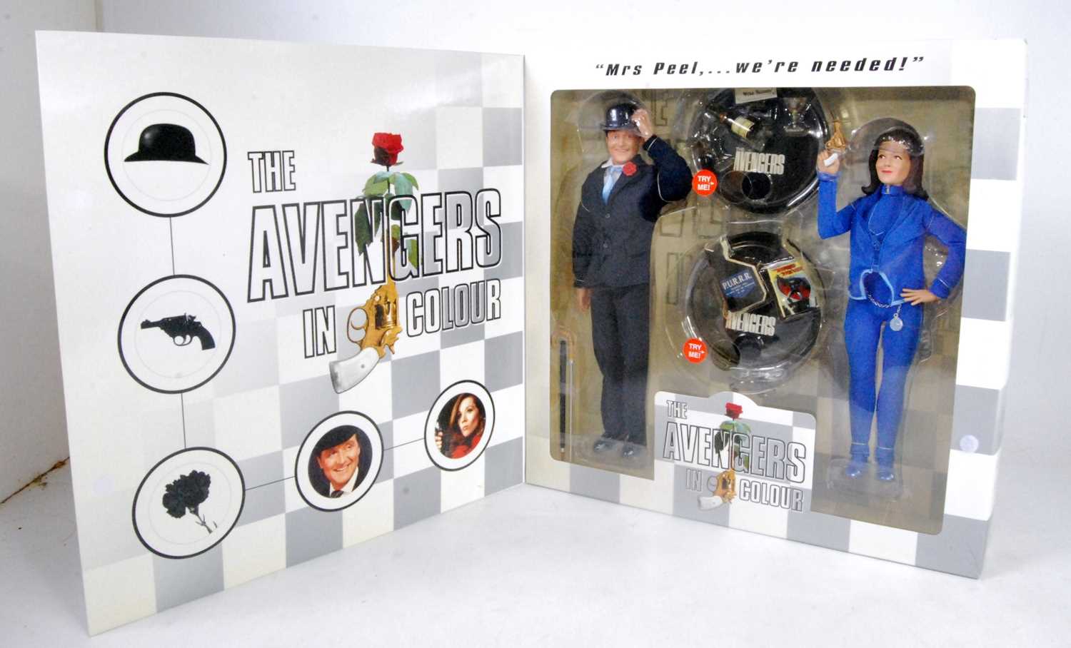 A Product Enterprise Limited boxed limited edition, The Avengers in Colour talking action figure