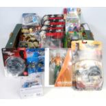 Fifteen various mixed carded and boxed TV related action figures to include Predator 2, Batman vs