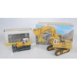 A Liebherr, Brami and Conrad 1/50 scale earth moving construction diecast group to include a