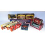 One box containing a quantity of mixed modern and vintage released boxed and carded diecast to