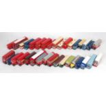 One tray containing a quantity of mainly 1/76 scale diecast white metal public transport coaches and