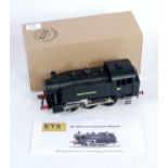 ETS USA 0-6-0 dockyard shunter no. 68 loco, unlined black with yellow shaded green lettering and