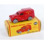 Dublo Dinky Toy 068 Royal Mail van, grey knobbly wheels (M-BM)Condition report: A very good