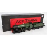 ACE trains E/16 4-4-0 GWR "Bulldog" loco and tender, unlined green "GWR" "shirtbutton" on tender,